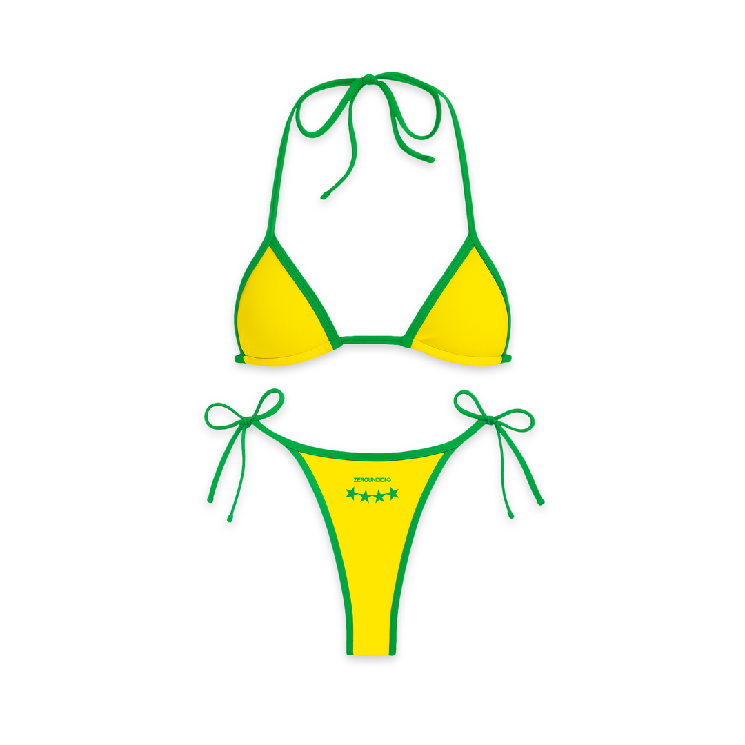 "COPACABANA" Yellow Bikini Set