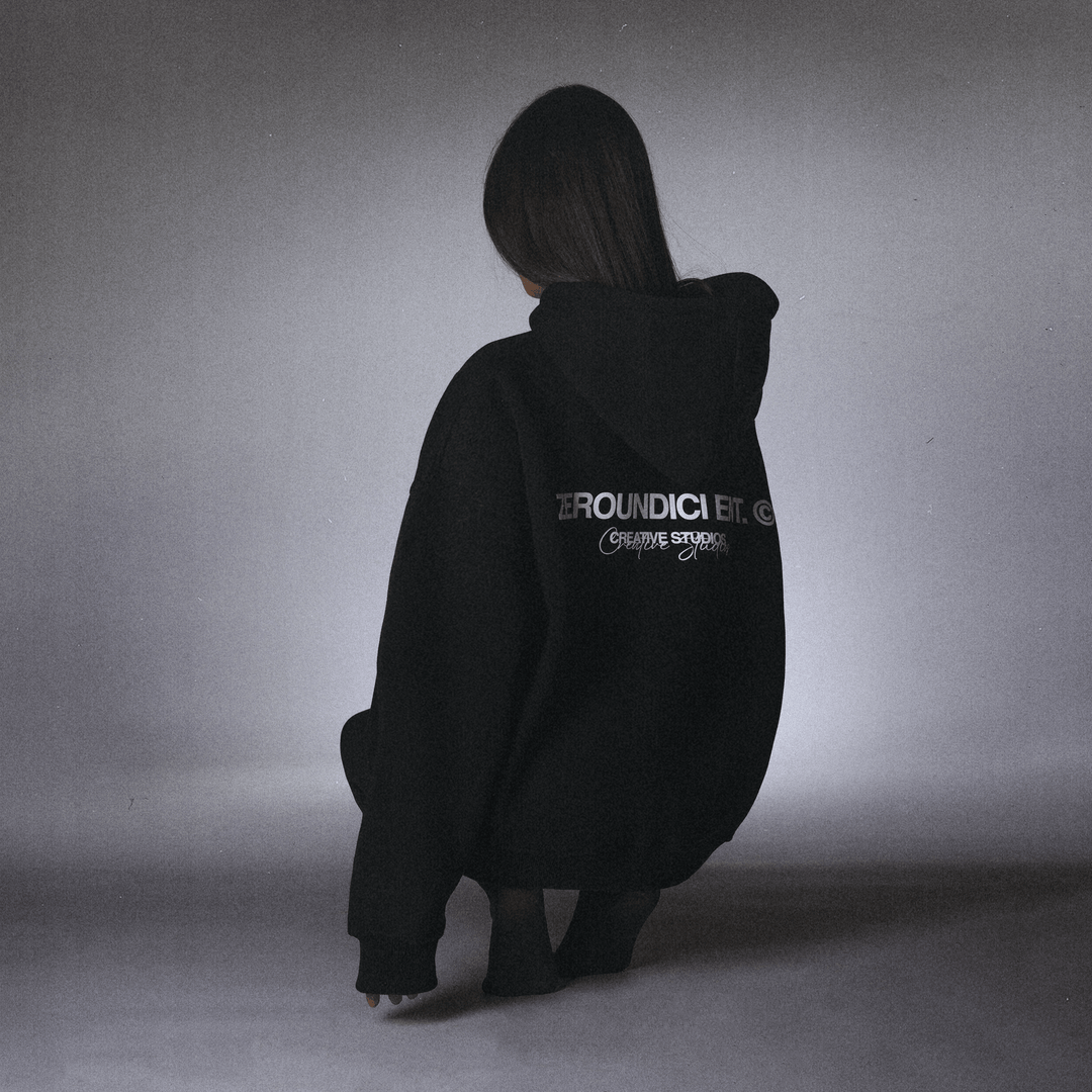 "ZEROUNDICI ENT." Black Hoodie