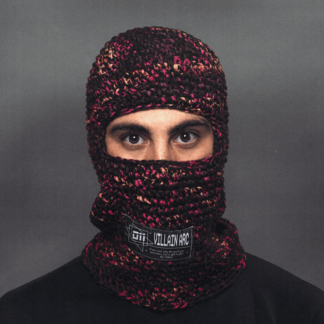 "MAGMA BLACK" Knitted Balaclava