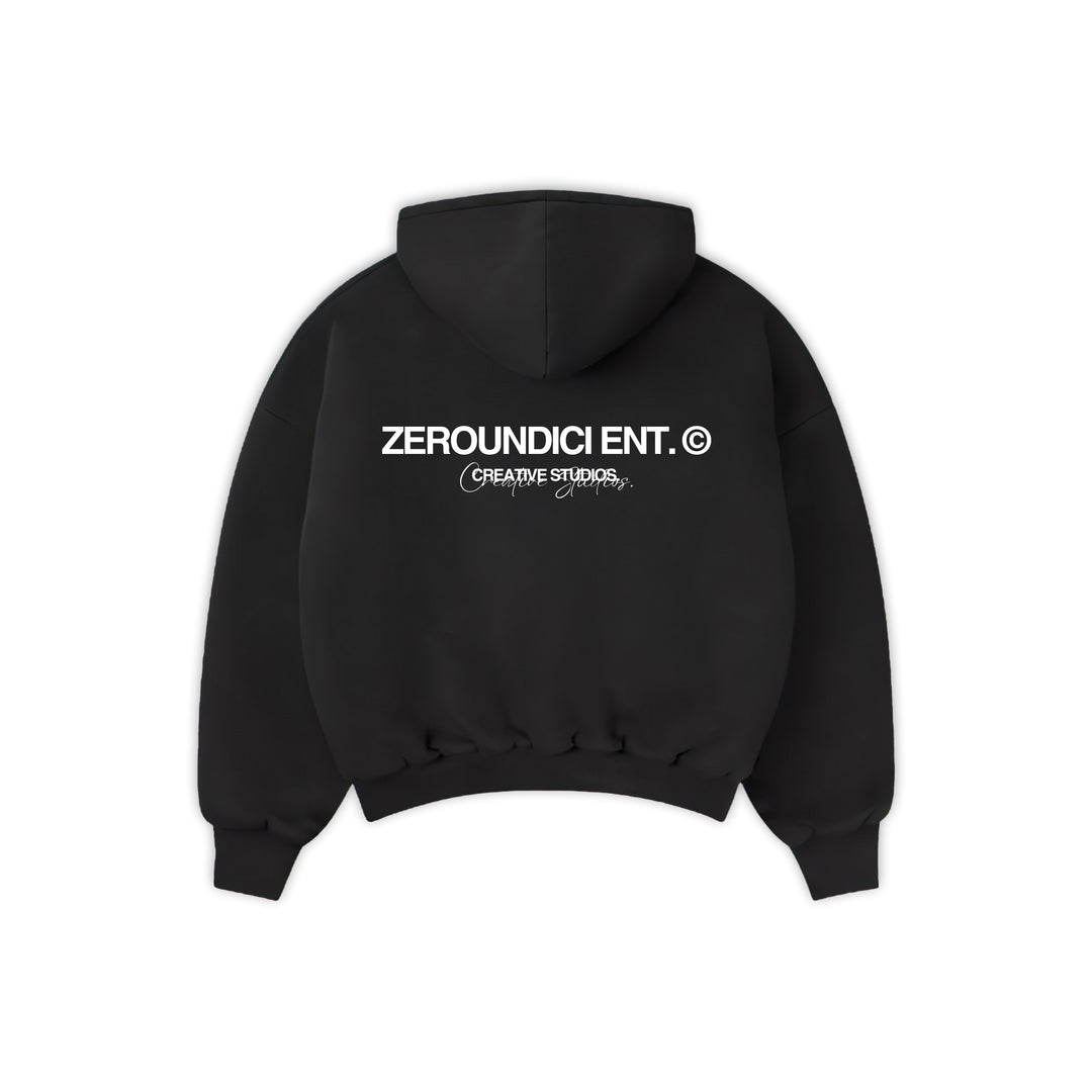 "ZEROUNDICI ENT." Black Hoodie