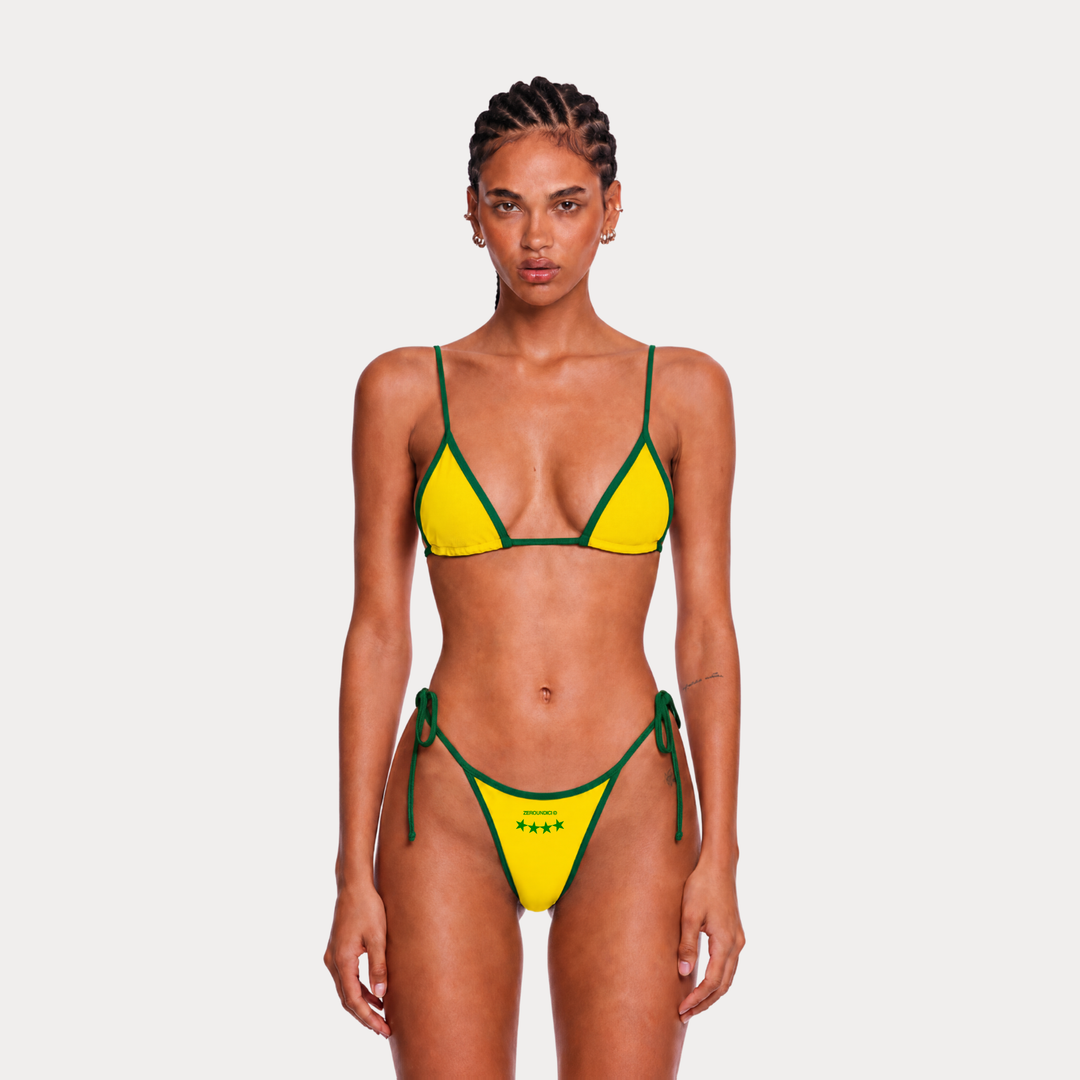 "COPACABANA" Yellow Bikini Set