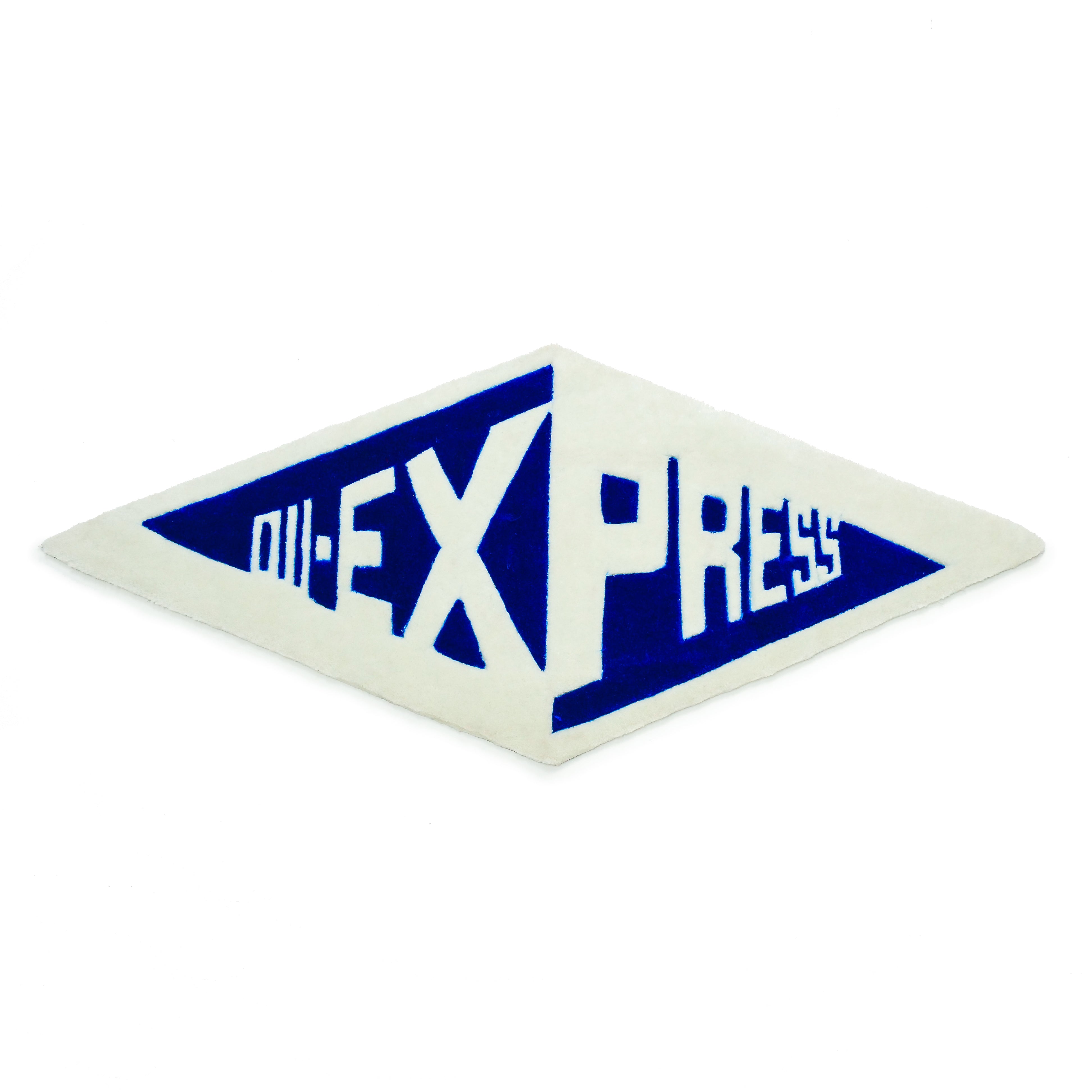 HANDMADE WHITE 3D LOGO RUG (PRE-ORDER) - 011-EXPRESS 