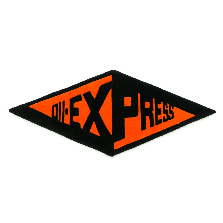 HANDMADE ORANGE 3D LOGO RUG (PRE-ORDER) - 011-EXPRESS 