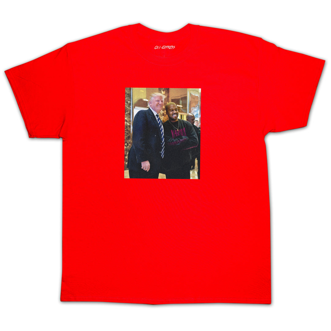 "DONALD WEST" Red Tee - 011-EXPRESS 