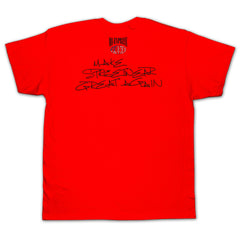 "DONALD WEST" Red Tee - 011-EXPRESS 