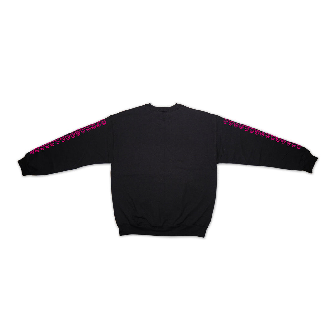 "NOT A WORLD TOUR 3D LOGO" Black Crewneck - 011-EXPRESS 