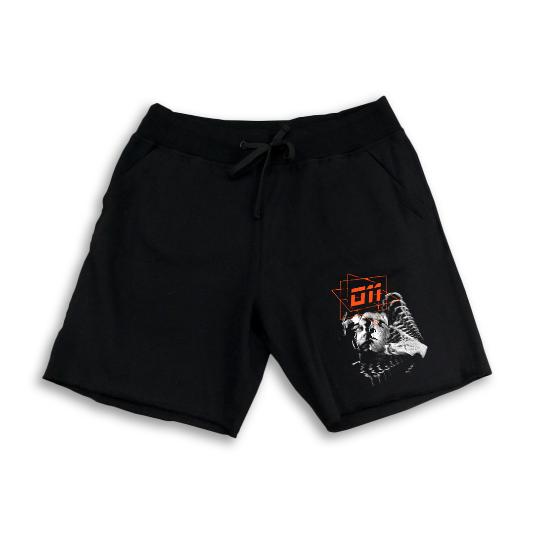 "IDENTITY CRISIS" Black Shorts - 011-EXPRESS 